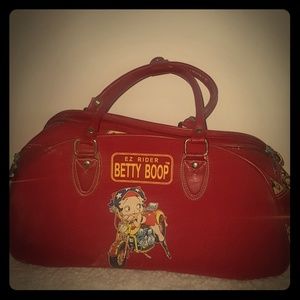 Vintage Betty Boop tote bag.